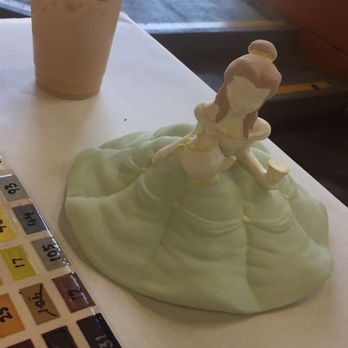 Color Me Mine - This is how it looks while painted but once they cook it it will be much darker. - Art Classes Near Me - Pasadena, California Color Me Mine - This is how it looks while painted but once they cook it it will be much darker. - Art Classes Near Me - Pasadena, California