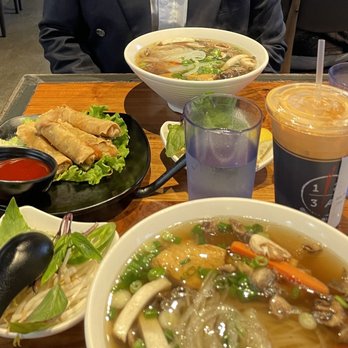123 Pho - Pho with veggie, tofu and beef - Vietnamese Near Me - Long Beach, California