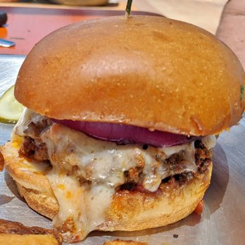 Rodeo Goat - Chili Burger, but can you see any chili? - Burgers Near Me - Rockwall, Texas