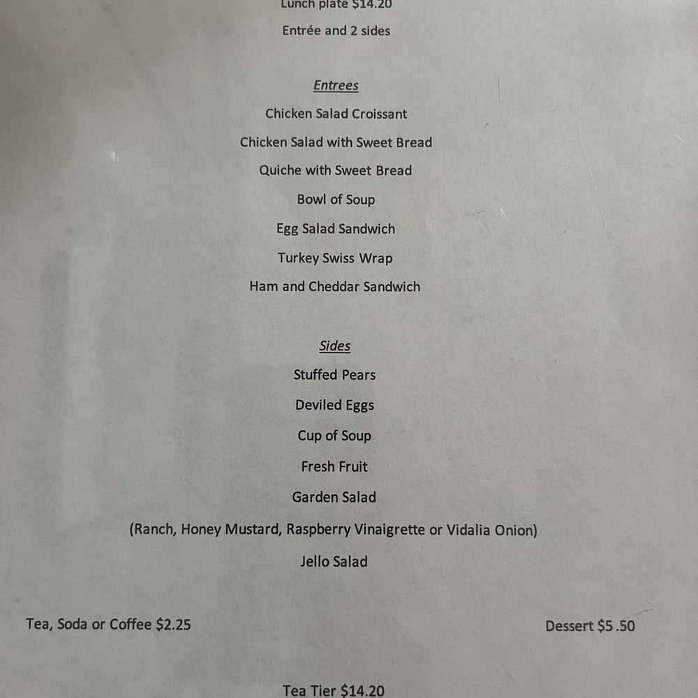 Lulu's Tea Room - Menu - Venues & Event Spaces Near Me - Powell, Tennessee Lulu's Tea Room - Menu - Venues & Event Spaces Near Me - Powell, Tennessee