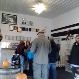 Tasting room line.