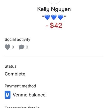 Lush Nail Studio - Proof of Venmo payment to Lush aka Kelly Nguyen - Waxing Near Me - Tustin, California