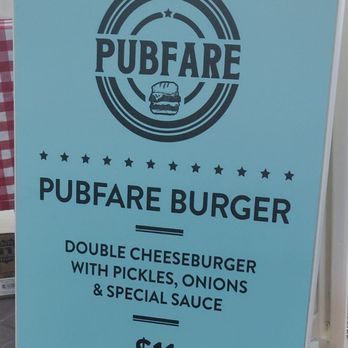Pubfare - Menu - Food Stands Near Me