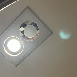 Ceiling in bathroom