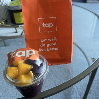 tap | 100% Gluten-Free Sandwiches & Açaí Bowls | Brickell - Acai cup - Brazilian Near Me - Miami, Florida