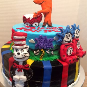 HellooCakess - Cat in the Hat Baby Shower themed cake - Desserts Near Me