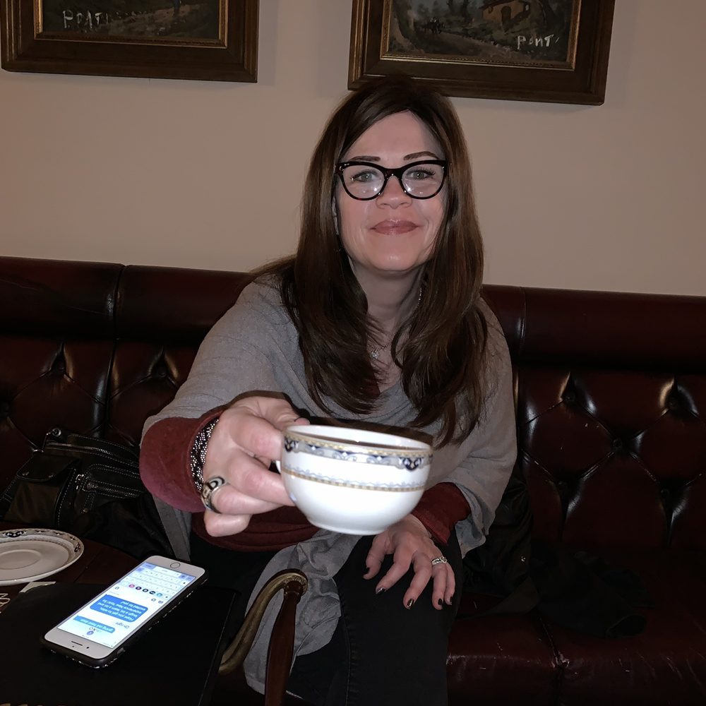 Serving wine in a tea cup. Different but fun. Serving wine in a tea cup. Different but fun.