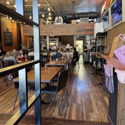 Cadillac Pizza Pub - Inside / they also have outdoor seating