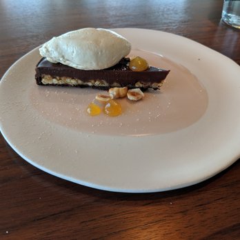 Manhatta - Decadent chocolate torte with hazelnuts. - New American Near Me - New York, New York Manhatta - Decadent chocolate torte with hazelnuts. - New American Near Me - New York, New York