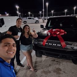Tomball Ford - Gabe the awesome sales guy, my fiance & my new Branco Beatrix