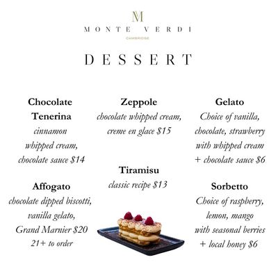 Menu photo 5 Monteverdi Cambridge, MA Menu photo 5 Monteverdi Cambridge, MA