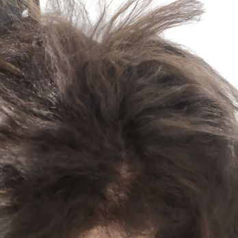 Salon De Bellezza - Top of permed head and you see no curls just fried hair. - Skin Care Near Me - Stockton, California