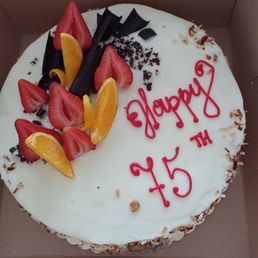 a birthday cake in a box