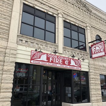Door County Fire - Very cool entrance - Pubs Near Me - Sturgeon Bay, Wisconsin
