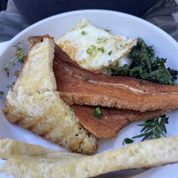 Full Circle Kitchen and Sound - Pork Belly and Egg (1 Egg) and this was about $17 - Breakfast & Brunch Near Me - Covina, California Full Circle Kitchen and Sound - Pork Belly and Egg (1 Egg) and this was about $17 - Breakfast & Brunch Near Me - Covina, California