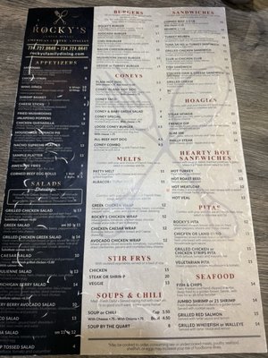 Menu photo 2 Rocky's Family Dining Westland, MI Menu photo 2 Rocky's Family Dining Westland, MI