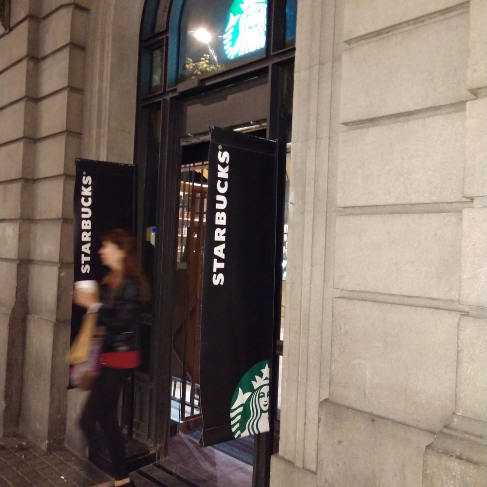 Starbucks - Outside entrance - Coffee & Tea Near Me - Barcelona, B