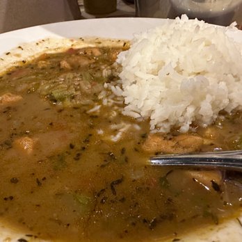 Cajun Bay Seafood & Bar - Chicken & sausage gumbo with a shrimp - Seafood Near Me - Forney, Texas Cajun Bay Seafood & Bar - Chicken & sausage gumbo with a shrimp - Seafood Near Me - Forney, Texas