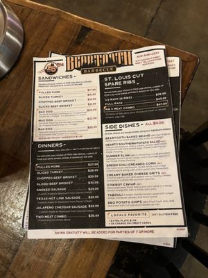 Menu photo 1 Beartooth Barbecue West Yellowstone, MT Menu photo 1 Beartooth Barbecue West Yellowstone, MT