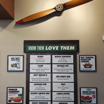 Wingstop - Description of sauces - Chicken Wings Near Me - Pacific Beach, California