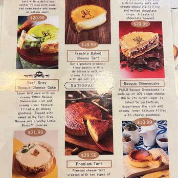 Pablo Cheese Tart - Menu - Bakeries Near Me - Markham, Ontario