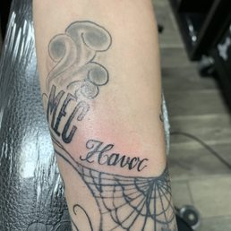 Chris gave me exactly what I wanted. My sons name right after my grandmas initials right here.
