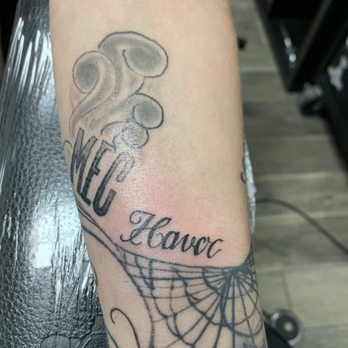 ProFound ink - Chris gave me exactly what I wanted. My sons name right after my grandmas initials right here. - Tattoo Near Me - Lancaster, California