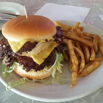 Workingman's Friend - Double cheeseburger and seasoned fries. - Bars Near Me - Indianapolis, Indiana