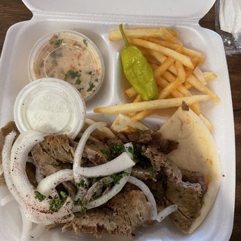 John's Kabob - 2.Gyros Plate - Mediterranean Near Me - Monterey Park, California John's Kabob - 2.Gyros Plate - Mediterranean Near Me - Monterey Park, California