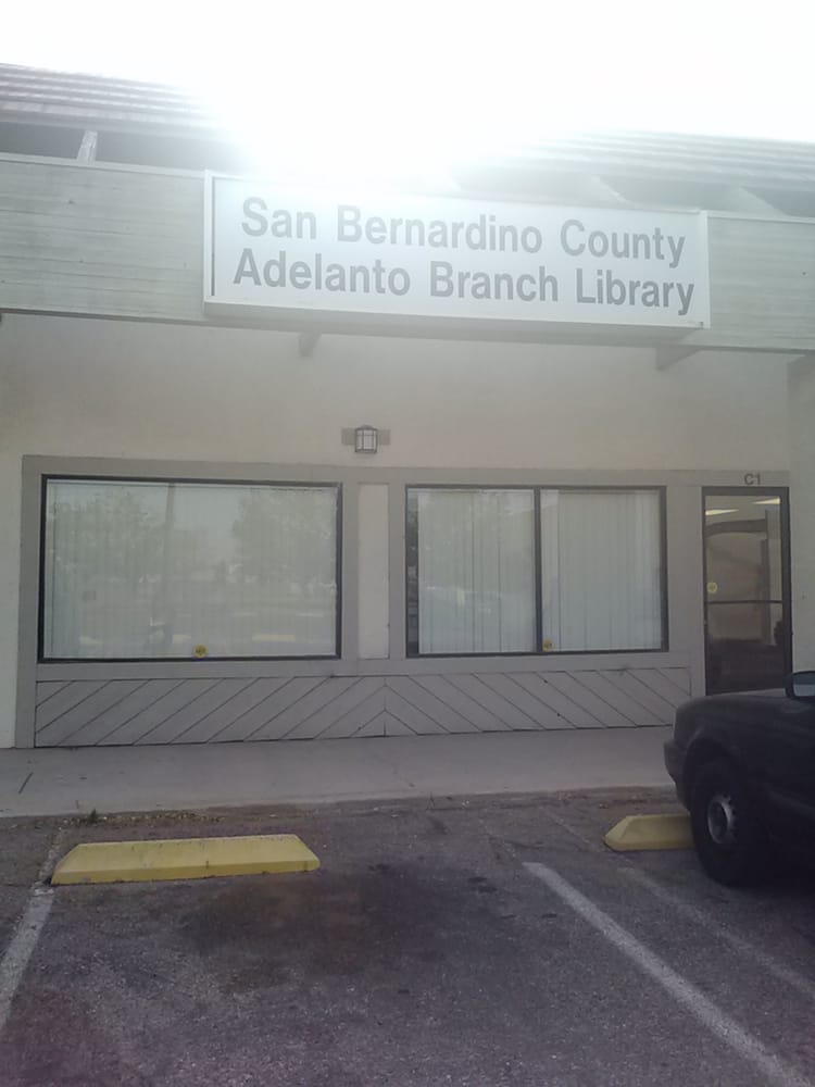 ADELANTO BRANCH SAN BERNARDINO COUNTY LIBRARY Updated July 2025