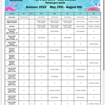 Sulphur Springs Pool - Summer schedule! - Swimming Pools Near Me - Tampa, Florida Sulphur Springs Pool - Summer schedule! - Swimming Pools Near Me - Tampa, Florida