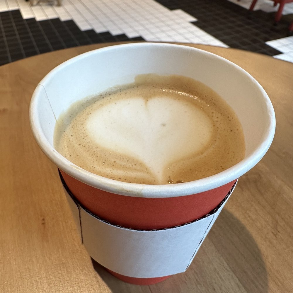 Maudine's - Cappuccino made with house made cinnamon/honey syrup and topped with coffee art! - Bakeries Near Me - Columbus, Ohio