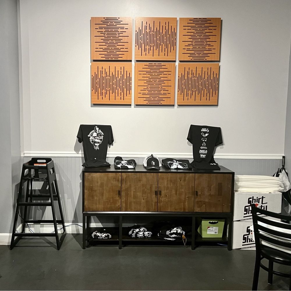 Behind the counter