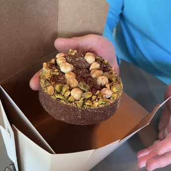Moondog Cafe & Bakery - This was the size of my palm. Wow!! My husband said it was delicious. We prepared to take half back to room, but he ate the whole thing! - Cafes Near Me - Key West, Florida Moondog Cafe & Bakery - This was the size of my palm. Wow!! My husband said it was delicious. We prepared to take half back to room, but he ate the whole thing! - Cafes Near Me - Key West, Florida