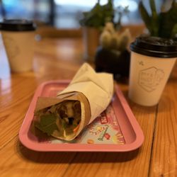 Milk & Honey Café - Lemongrass Chicken Wrap