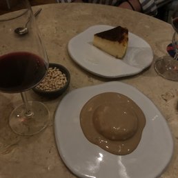 Toasted rice crème brûlée & cheese tart
