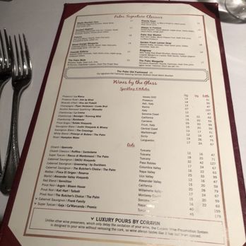 The Palm - Drink Menu - Steakhouses Near Me - Washington, DC, District of Columbia The Palm - Drink Menu - Steakhouses Near Me - Washington, DC, District of Columbia