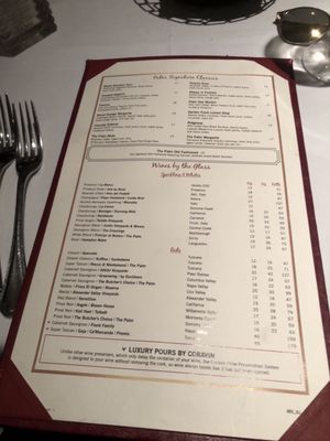 Menu photo 3 The Palm Washington, DC, DC Menu photo 3 The Palm Washington, DC, DC