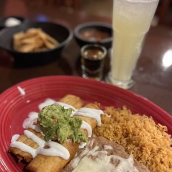 Guadalajara Grill Mexican Restaurant - Chicken flauta dinner and margarita. - Mexican Near Me - Concord, California Guadalajara Grill Mexican Restaurant - Chicken flauta dinner and margarita. - Mexican Near Me - Concord, California