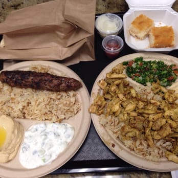 Zait Bistro - Kefta Kabob (left) Chicken Shawarma (right) - Mediterranean Near Me - Rancho Cucamonga, California Zait Bistro - Kefta Kabob (left) Chicken Shawarma (right) - Mediterranean Near Me - Rancho Cucamonga, California