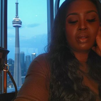 Aera - Selfie with the CN Tower - Steakhouses Near Me - Toronto, Ontario