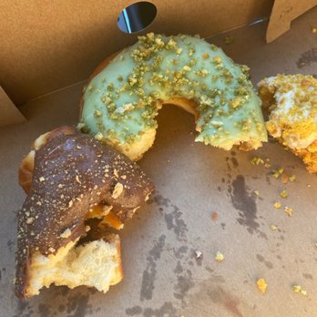 Randy's Donuts - Nutella Raised Matcha Tea Raised - Coffee & Tea Near Me - Las Vegas, Nevada