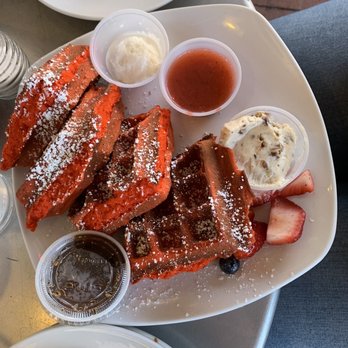 Lulu's - Red Velvet Waffle Strawberry Shortcake - New American Near Me - Richmond, Virginia Lulu's - Red Velvet Waffle Strawberry Shortcake - New American Near Me - Richmond, Virginia