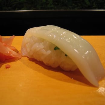 Shiro's - perfect ika nigiri from Shiro-san - Sushi Bars Near Me - Seattle, Washington