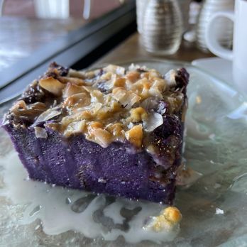CRAFTkitchen - Ube bread pudding - New American Near Me - Henderson, Nevada