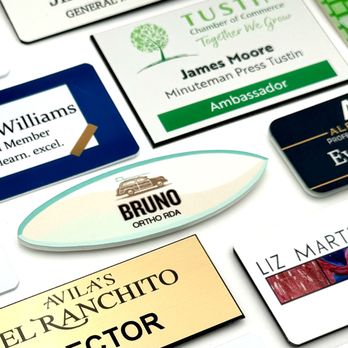Tag UR It - Full Color Plastic Name Tags - Customized Merchandise Near Me Tag UR It - Full Color Plastic Name Tags - Customized Merchandise Near Me