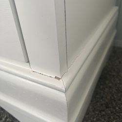 Gardner-White Furniture - Corner of nightstand I ordered "new"
