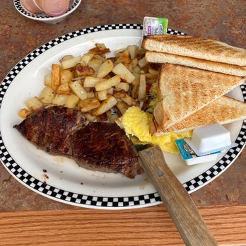 Black Bear Diner Colton - Steak and New York Steak* & Eggs (1070-1310 cals.) - Diners Near Me - Colton, California Black Bear Diner Colton - Steak and New York Steak* & Eggs (1070-1310 cals.) - Diners Near Me - Colton, California