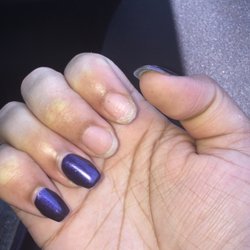 Ca Nail Salon - More nails that popped off on other hand.