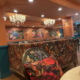 Inside the restaurant Inside the restaurant
